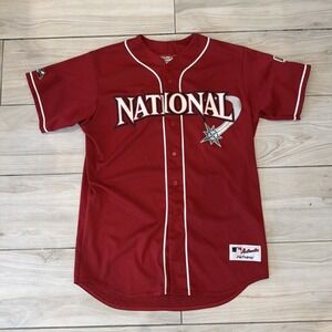 2001 MLB All Star Game National League Jersey Majestic USA Made Adult Size XL